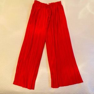 Zara red pants